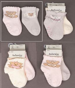 Носочки с антискользящей подошвой для девочки KATAMINO