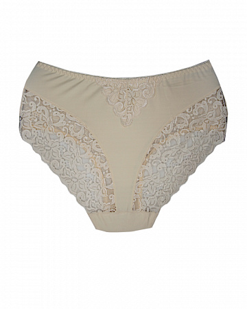 Женские кружевные трусы слипы (большие размеры) ALINA 