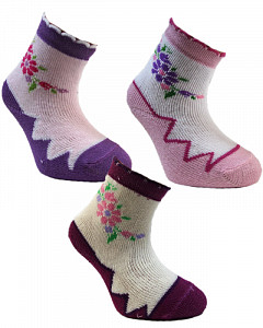 Махровые носки для девочки  NESTI